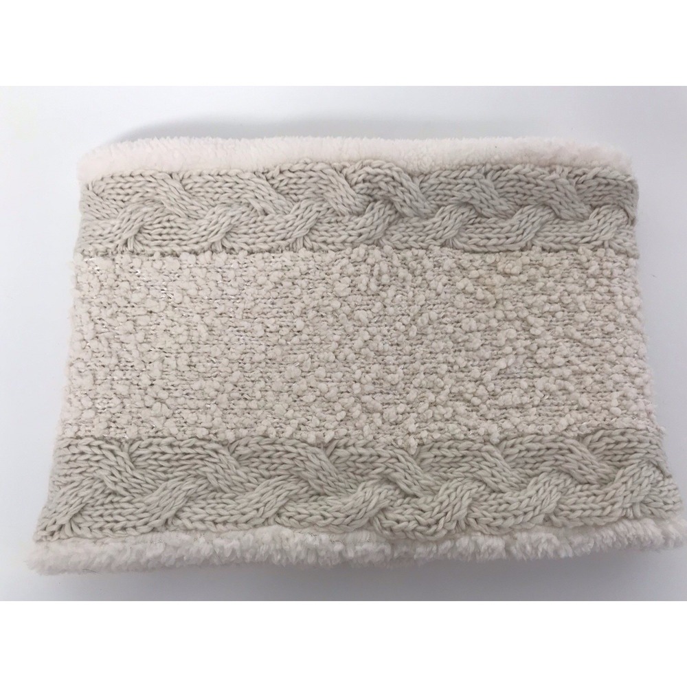 Saks Fifth Avenue Ivory Cream Scarf Womens One Size Cowl Neck Warmer